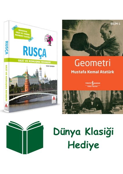 Rusça Gezi ve Konuşma Rehberi + Geometri + Dünya Klasiği Hediye