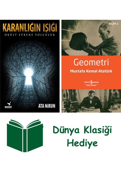 Karanlığın Işığı + Geometri + Dünya Klasiği Hediye