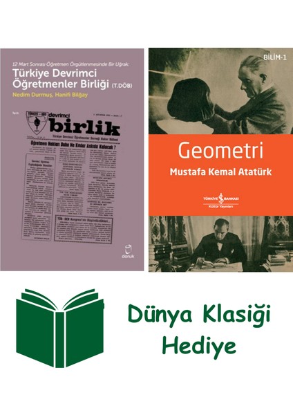 Türkiye Devrimci Öğretmenler Birliği (T.döb) + Geometri + Dünya Klasiği Hediye