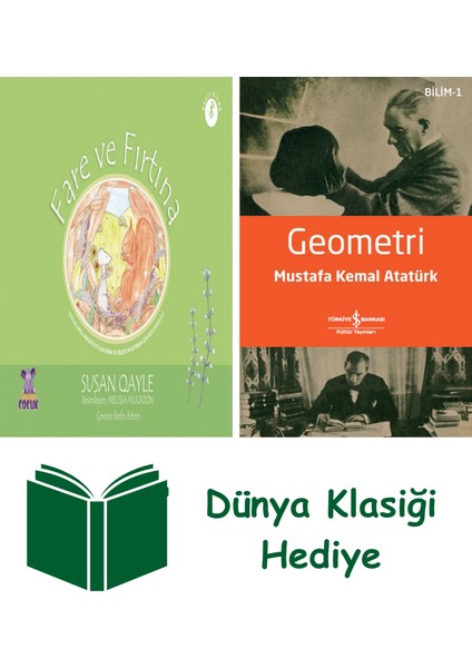Fare ve Fırtına + Geometri + Dünya Klasiği Hediye