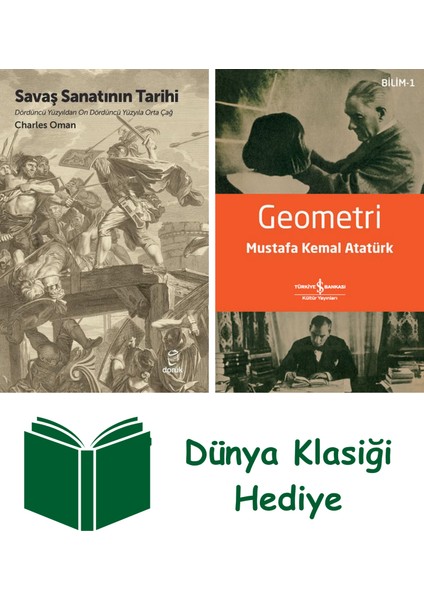 Savaş Sanatının Tarihi + Geometri + Dünya Klasiği Hediye