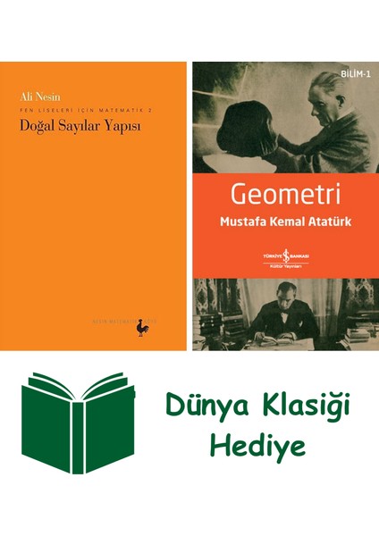Fen Liseleri Için Matematik 2 - Doğal Sayılar Yapısı + Geometri + Dünya Klasiği Hediye