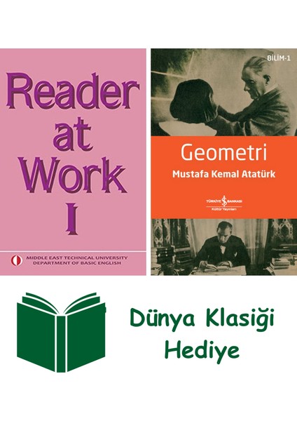 Reader At Work 1 + Geometri + Dünya Klasiği Hediye