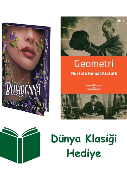 Belladonna (Ciltli) + Geometri + Dünya Klasiği Hediye