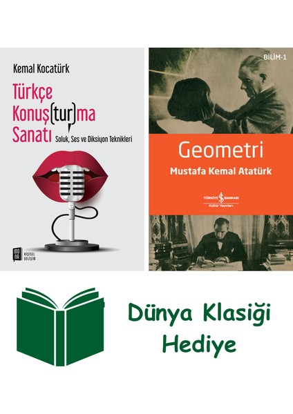 Türkçe Konuş(Tur)Ma Sanatı + Geometri + Dünya Klasiği Hediye