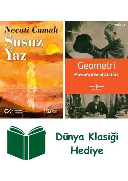 Susuz Yaz + Geometri + Dünya Klasiği Hediye