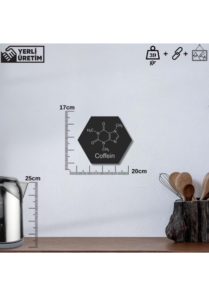 Coffeeology Yazılı Duvar Süsü – 16X20 cm indirimleri