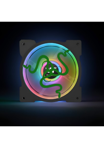 Fan Kapağı – 120MM Uyumlu, Siyah Dragon Logolu Gaming Aksesuar fiyatları