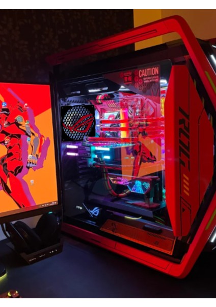 Asus Rog Fan Kapağı – 120MM ve 140MM Uyumlu, Kırmızı Logolu Gaming Aksesuar fiyatları