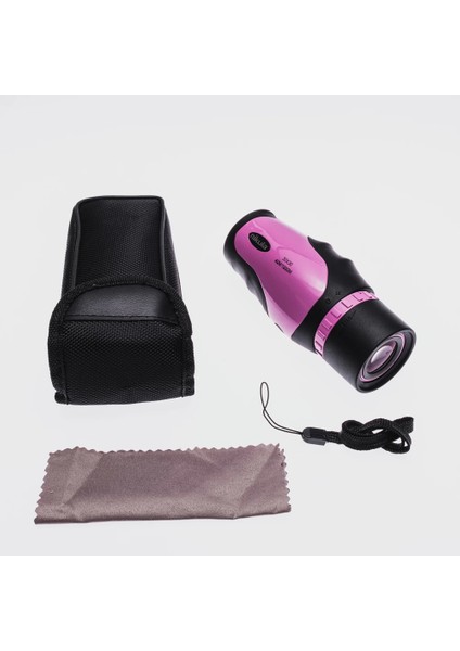 30X30 Tek Gözlü Ayarı Gerektirmeyen Perma Focus Otomatık Netleme Dürbün Fuşya - Lisinya