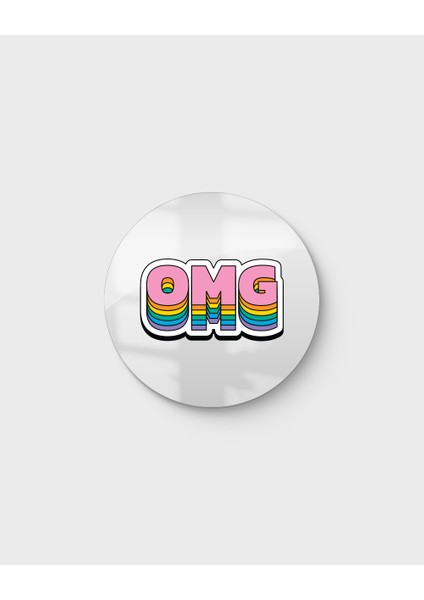 Mood Ayna Omg - Tasarım Ayna, Pinterest Dekoru, Dekoratif Baskılı Ayna, Yazılı Ayna