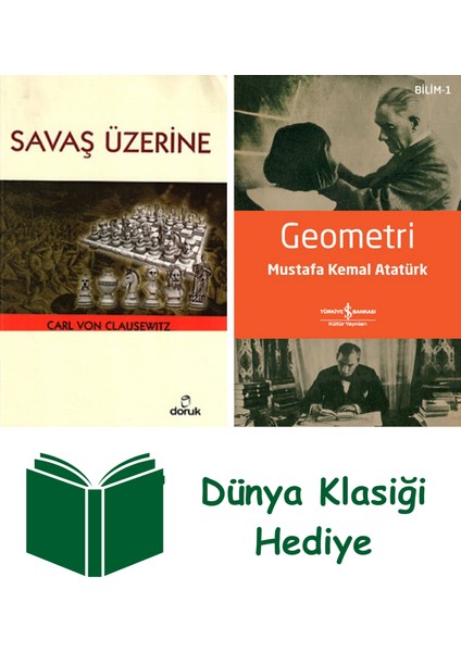 Savaş Üzerine + Geometri + Dünya Klasiği Hediye
