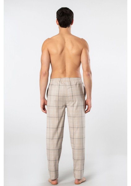 Erkek Dokuma Pijama Tek Alt 2240/BEJ 3 fırsatları