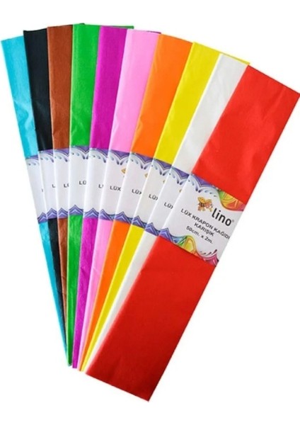 Lux Krapon Kağıdı 10 Renk ( 50X200 Cm)