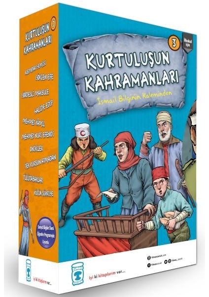 Kurtuluşun Kahramanları 3 Seti (10 Kitap Takım)