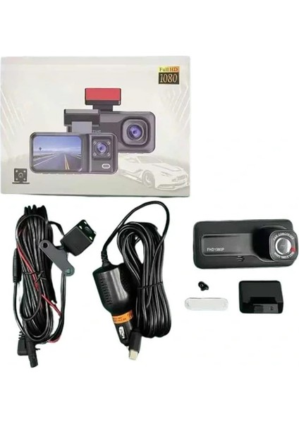 2 Inç Araç Içi Kameralı Ekran 1080P Full Hd Kaliteli Hafıza Kart Destekli fırsatları