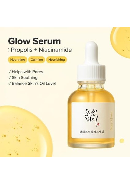 Beauty Of Joseon - Glow Serum: Propolis + Niacinamide (Aydınlatıcı ve Nemlendirici Serum) 30 ml modelleri