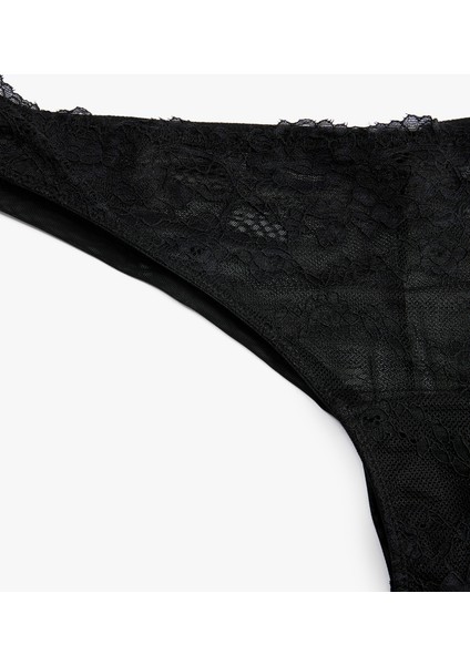 Dantel Detaylı Rahat Kalıp Brazilian Külot modelleri