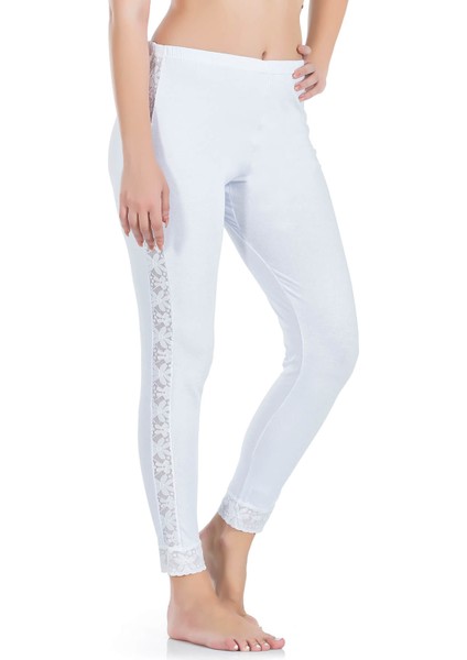 Derya Kurşun Dantel Şeritli Uzun Kadın Tayt 416 modelleri