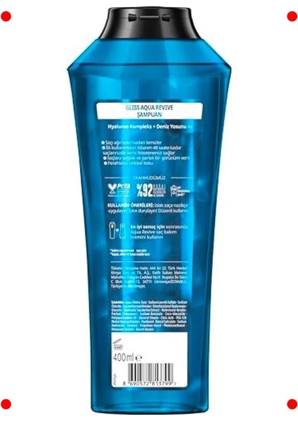 Derin Nemlendirici Saç Şampuanı 400ML modelleri