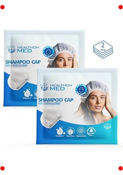 Durulama Gerektirmeyen Kuru Saç Temizleme Bonesi (3'lü)