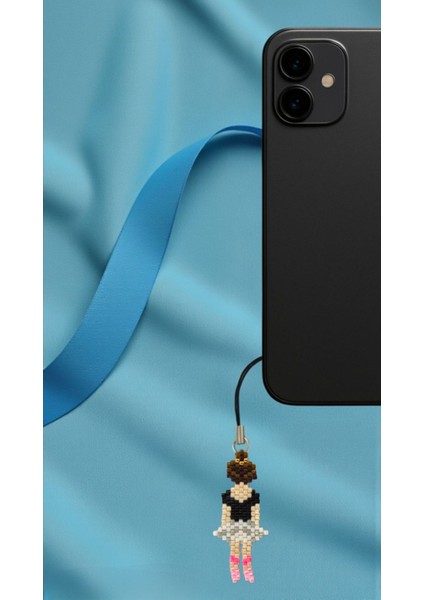 Miyuki Boncuk El Yapımı Balerin Telefon Çarmı - Charm fiyatları
