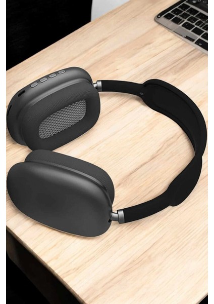 P9 Plus Kulaklık Siyah Bluetooth Bağlantılı Kulak Üstü Kablosuz fırsatları