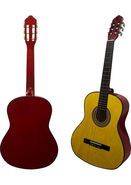 Luca C-180YL Sarı Klasik Gitar Seti 4/4 Sap Ayarlı modelleri