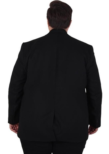 Erkek Büyük Beden Kaşmir Kaban 103008 Sıyah indirimleri