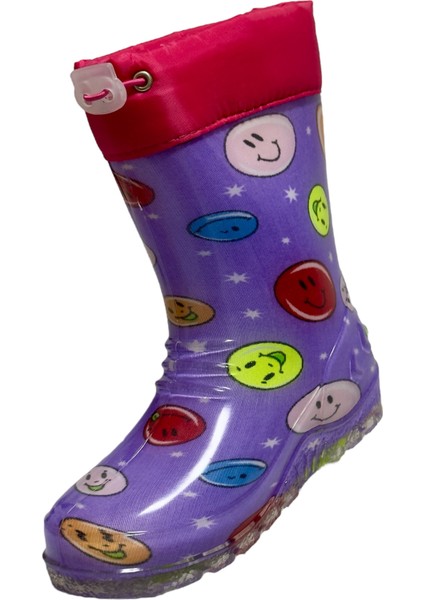 Içi Termal Tüylü Dışı Lastik Uzun Çizme Su Geçirmez Dayanıklı Kaymaz Taban (24-37 Numara) fırsatları