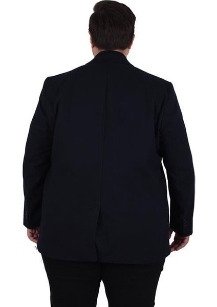 Erkek Büyük Beden Kaşmir Kaban 103008 Lacıvert indirimleri