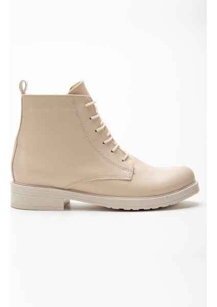 165-225 Bej Cilt Bağcıklı Fermuarlı Günlük Kadın Bot indirimleri