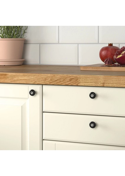 Klıngstorp Topuz, Siyah-Krom ve Beyaz-Krom Kaplama, 23 Mm, 2 Adet fiyatları