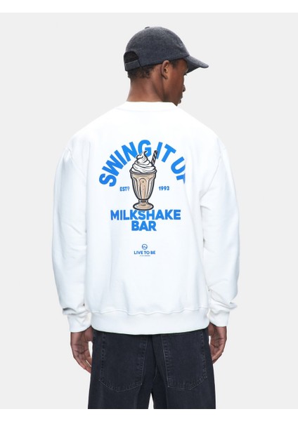 Beyaz Sweatshırt modelleri