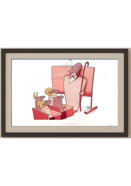 Evgeny Kran 29X21CM Orijinal Karikatür Tablo