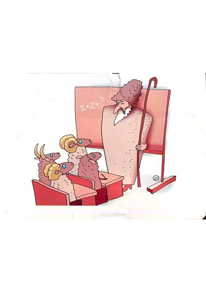 Evgeny Kran 29X21CM Orijinal Karikatür Tablo modelleri