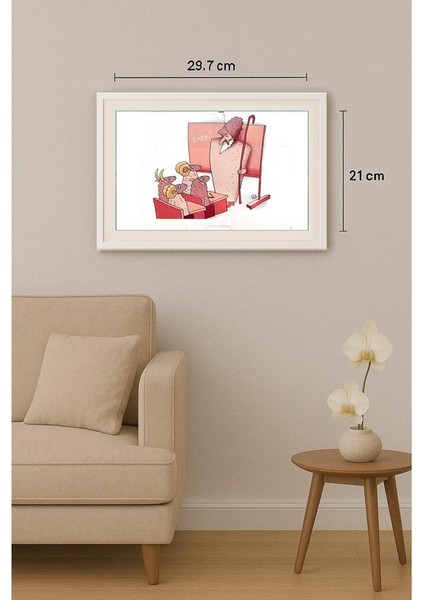 Evgeny Kran 29X21CM Orijinal Karikatür Tablo indirimleri