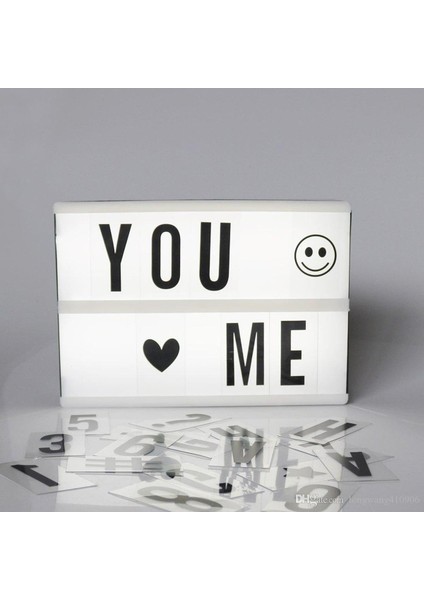 Sinematik Lightbox Dekorasyon Aydınlatma Aksesuarları (A5 Boyut) (5361) fırsatları