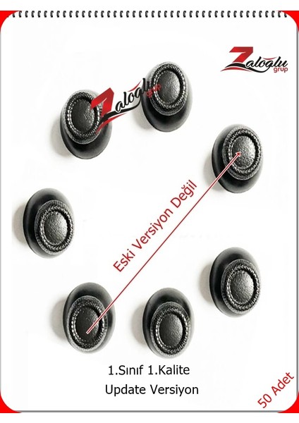 Playstation 5 Analog Topuz 1.sınıf1.kalite Update Versiyon Mükemmel Uyum ( 50 Adet ) fiyatları