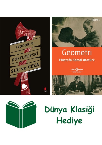 Suç ve Ceza + Geometri + Dünya Klasiği Hediye