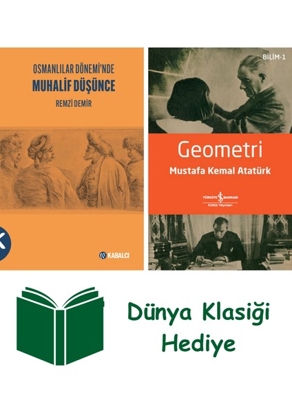 Osmanlılar Dönemi’nde Muhalif Düşünce + Geometri + Dünya Klasiği Hediye