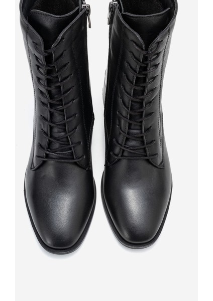 Avıa Siyah Cilt Hakiki Deri Kadın Kalın Topuklu Bot fiyatları