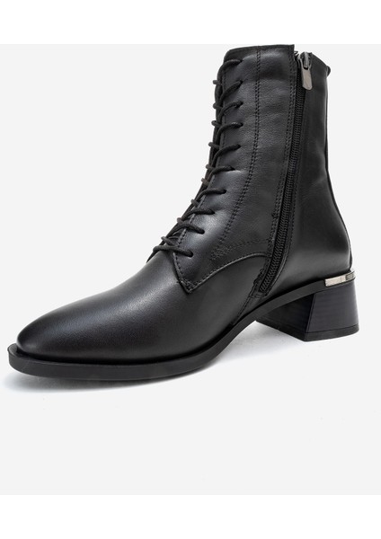 Avıa Siyah Cilt Hakiki Deri Kadın Kalın Topuklu Bot fırsatları