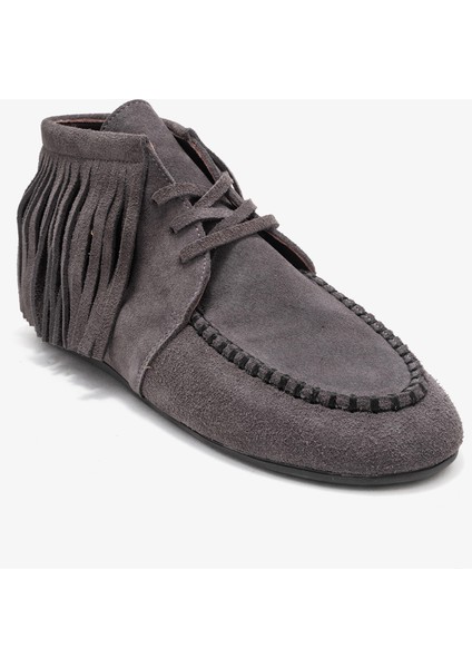 Raux Füme Süet Hakiki Deri Saçaklı Kadın Bilekte Bot modelleri