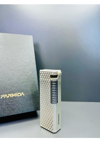 Çelik Gövde Taşlı ve Gazlı Lüks Tasarım Premium Çakmak