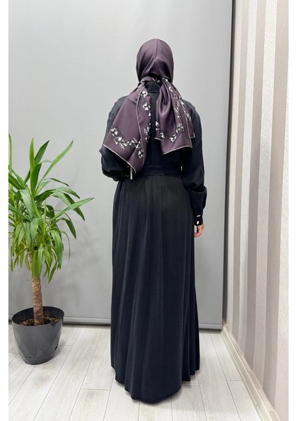 Cep Detaylı Ipek Cupro Elbise Siyah 5005 fırsatları