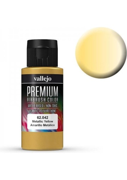 62042 60 ml. Metallic Yellow, Pearl&Metallics, Premium RC Color Serisi Model Boyası fiyatları