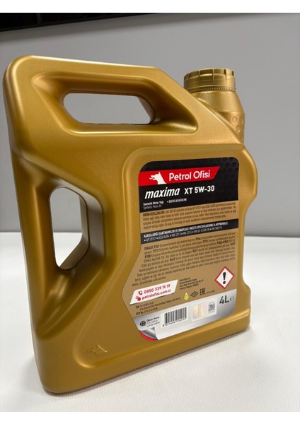 Maxima Xt 5W-30 4l Motor Yağı Üretim Tarihi 2025 fırsatları