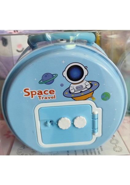 Astronot Figürlü Metal Kumbara Şifreli AD10259 modelleri