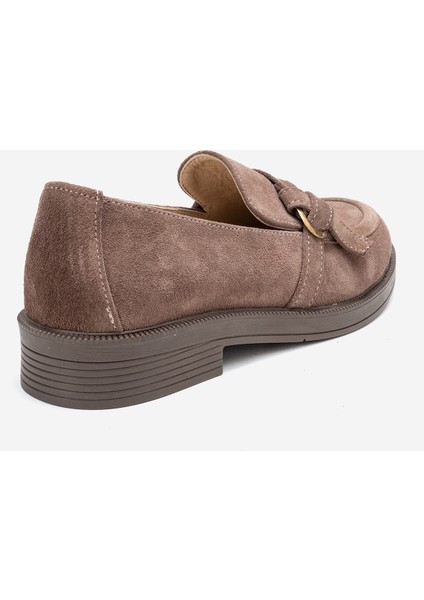 Galea Vizon Süet Tokalı Hakiki Deri Kadın Loafer Ayakkabı indirimleri